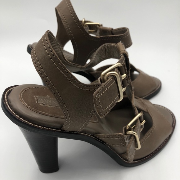 Banana Republic Double Buckle Nina Sandals Size 9 - Picture 2 of 8